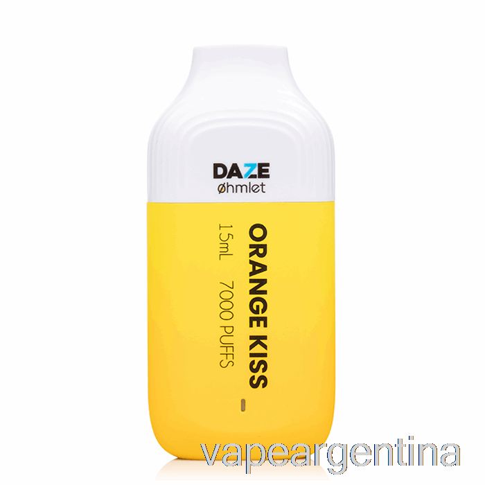 7 Daze Ohmlet 7000 0% Cero Nicotina Desechable Naranja Kiss Vape Argentina